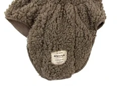 Mini A Ture elefanthue Jeffi teddyfleece morel grey